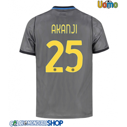 Maglie da calcio Inter Milan Manuel Akanji #25 Terza Maglia 2026-27 Manica Corta